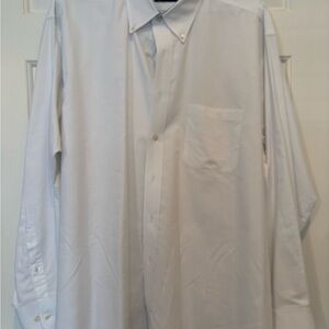 Elegant White Dress Shirt for Men